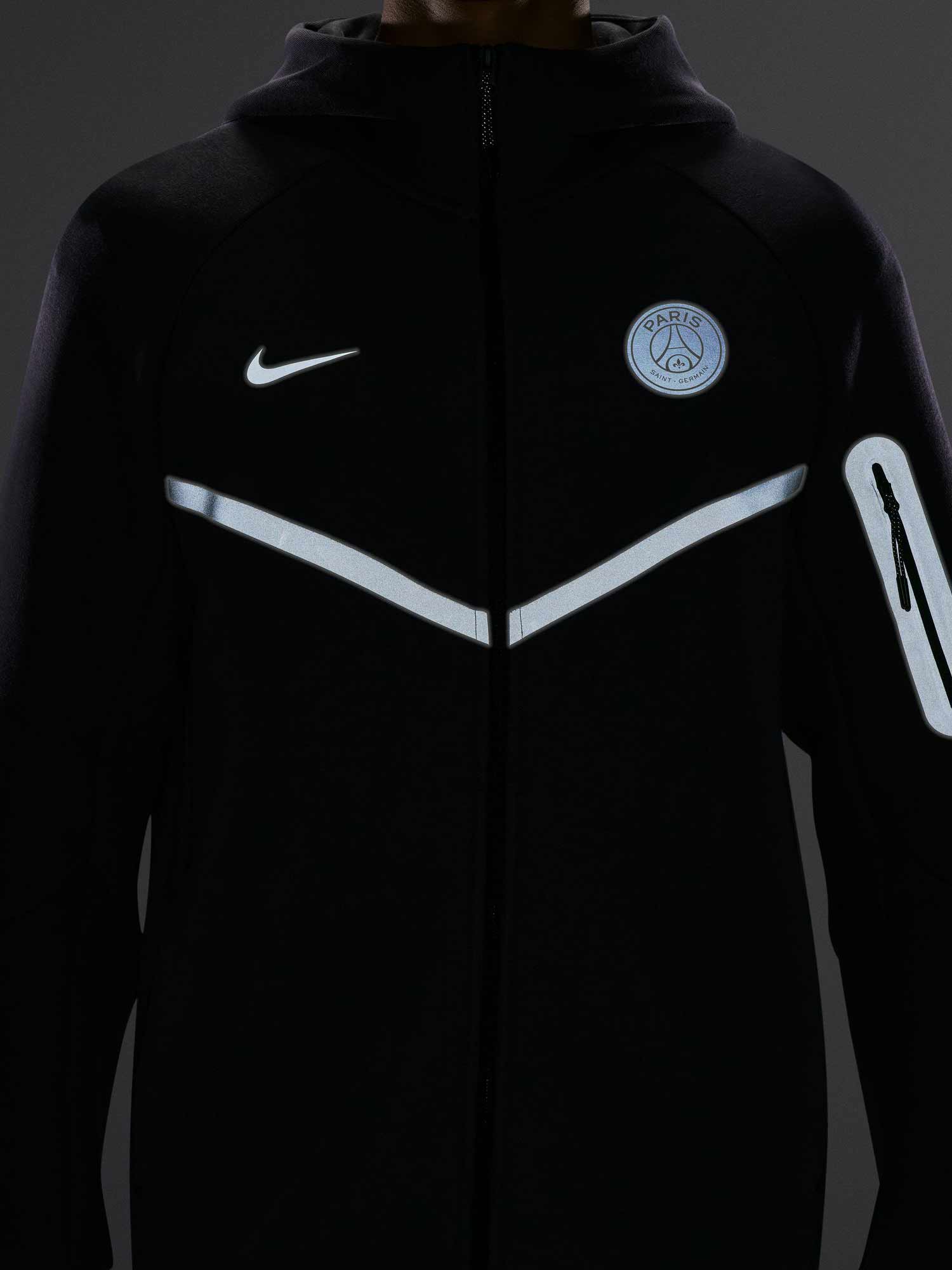 NIKE Суитшърт PSG M NK TECHFLCWRFZJKT REF WP
