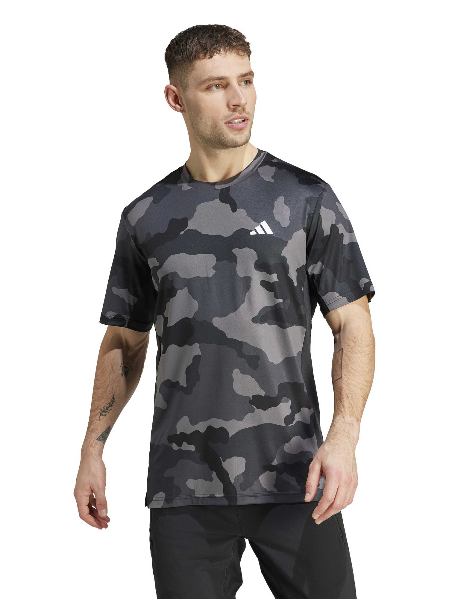 Tricou Train Essentials Camo Allover Print