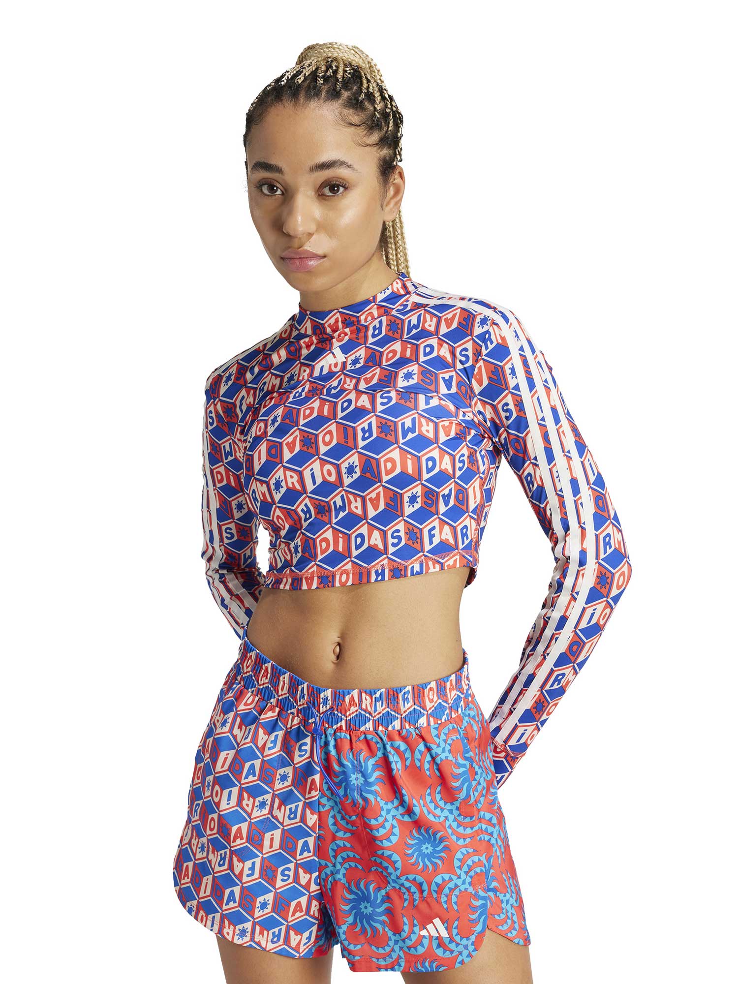 Bluza x Farm Rio Crop Long Sleeve