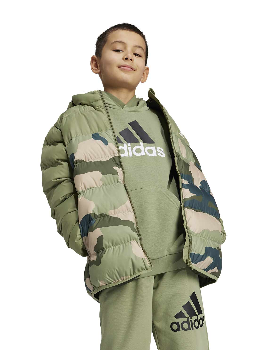 Geaca Synthetic Down Allover Print