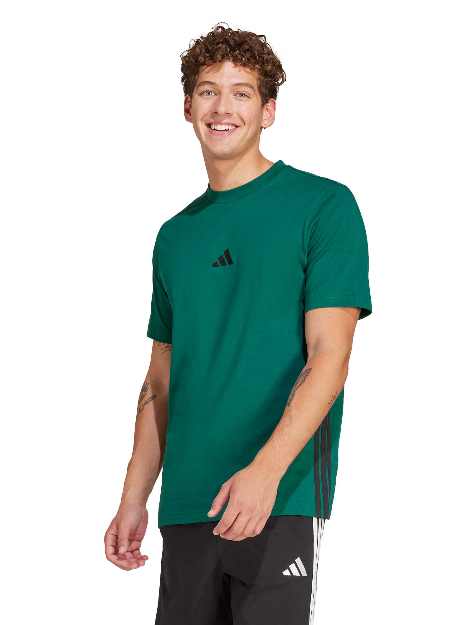 Tricou Essentials 3-stripes Single Jersey