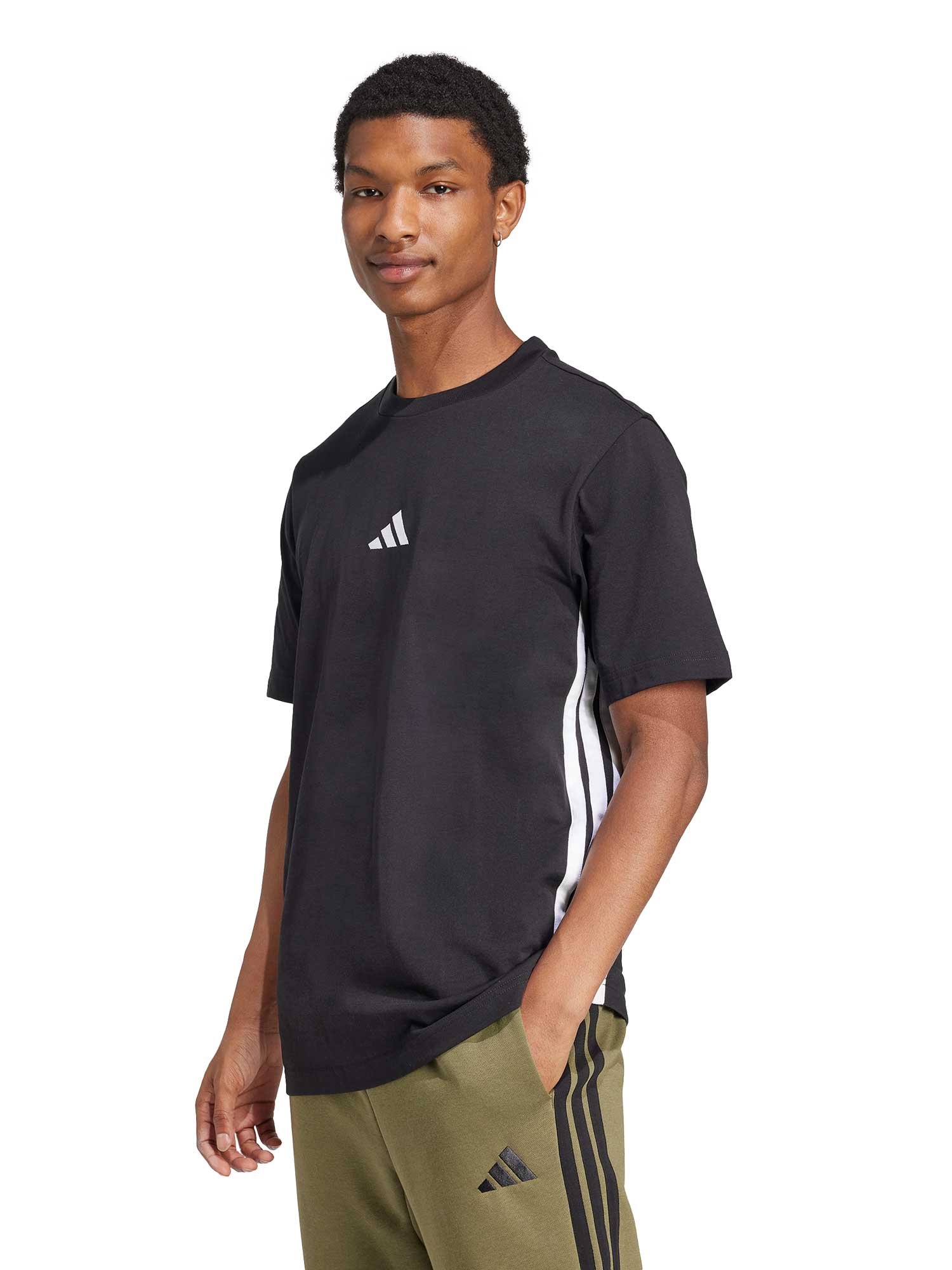 Tricou Essentials 3-stripes Single Jersey