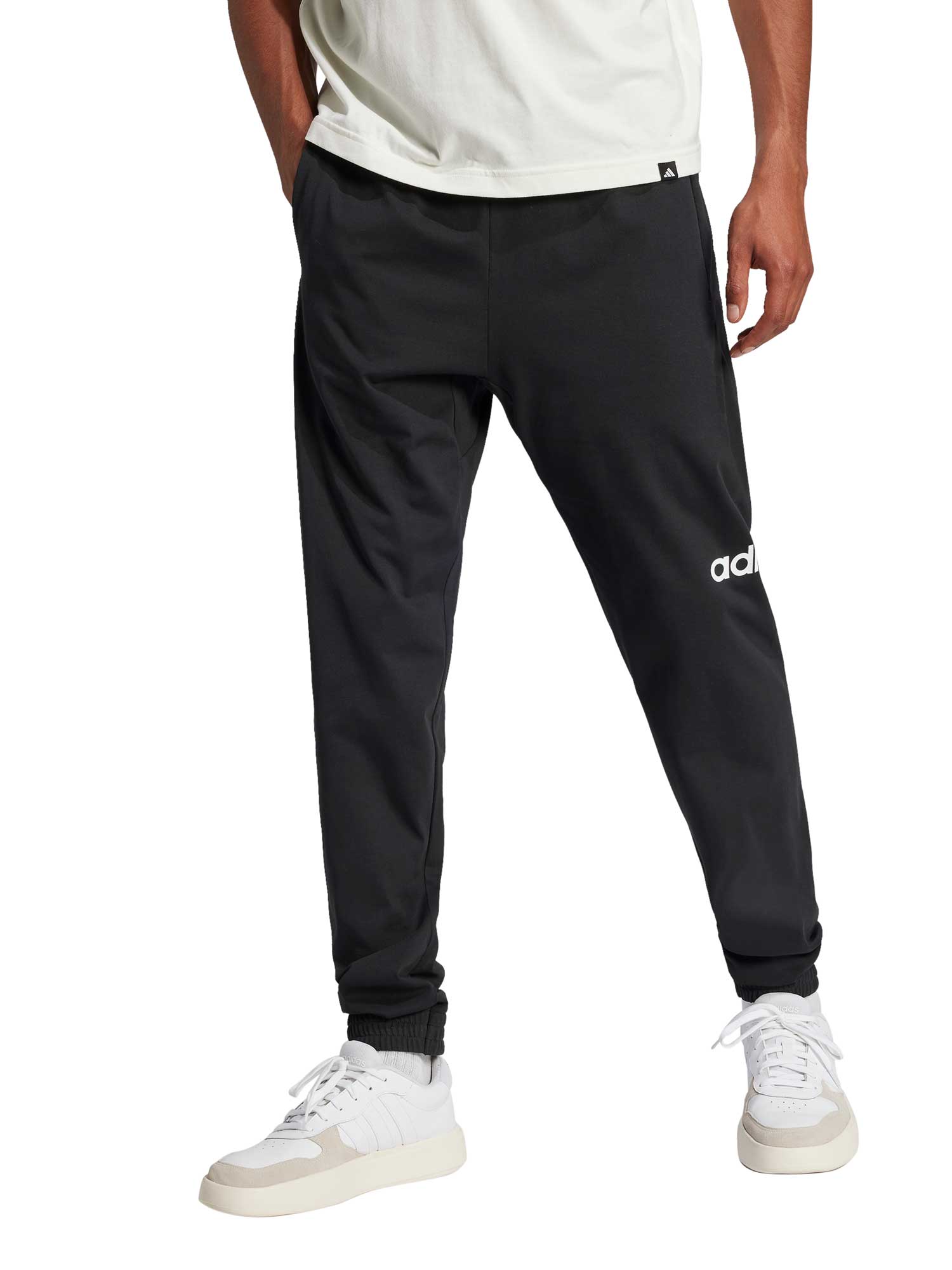 Pantaloni sport Essentials Linear Single Jersey