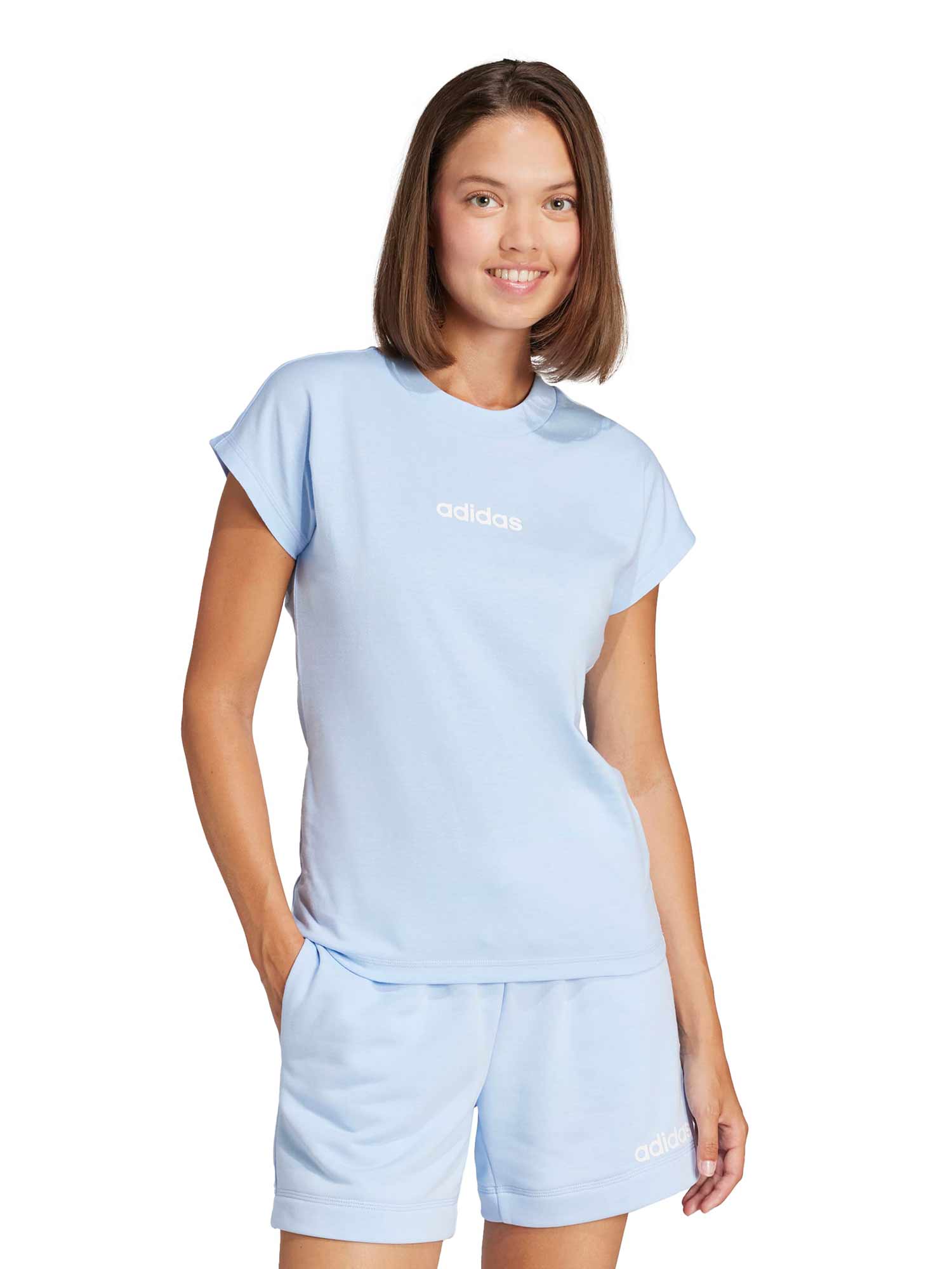 ADIDAS SPORTSWEAR Тениска Essentials Linear Cotton