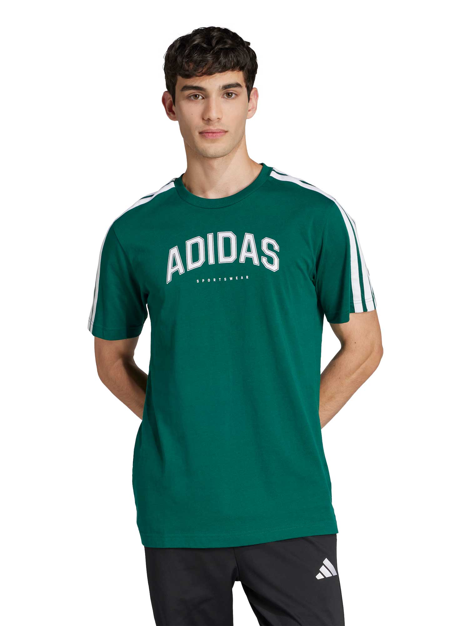 Tricou Codes Collegiate Linear Graphic