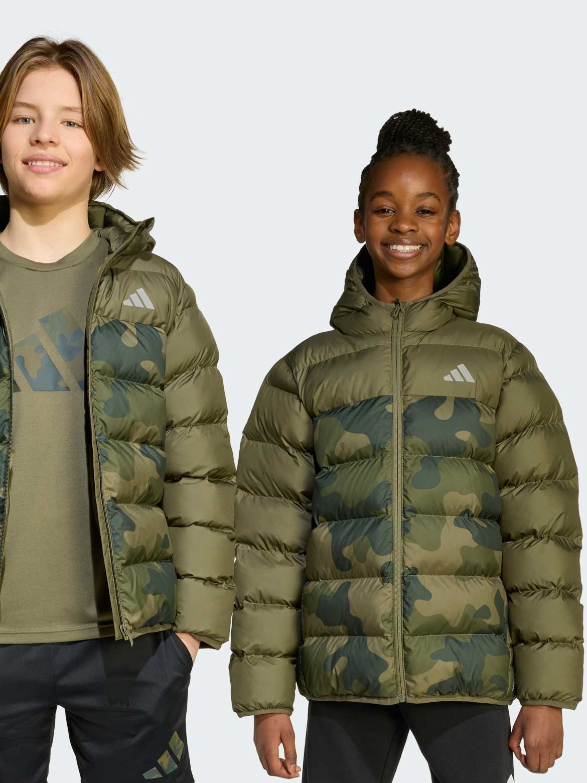 Geaca Synthetic Down Allover-print Kids
