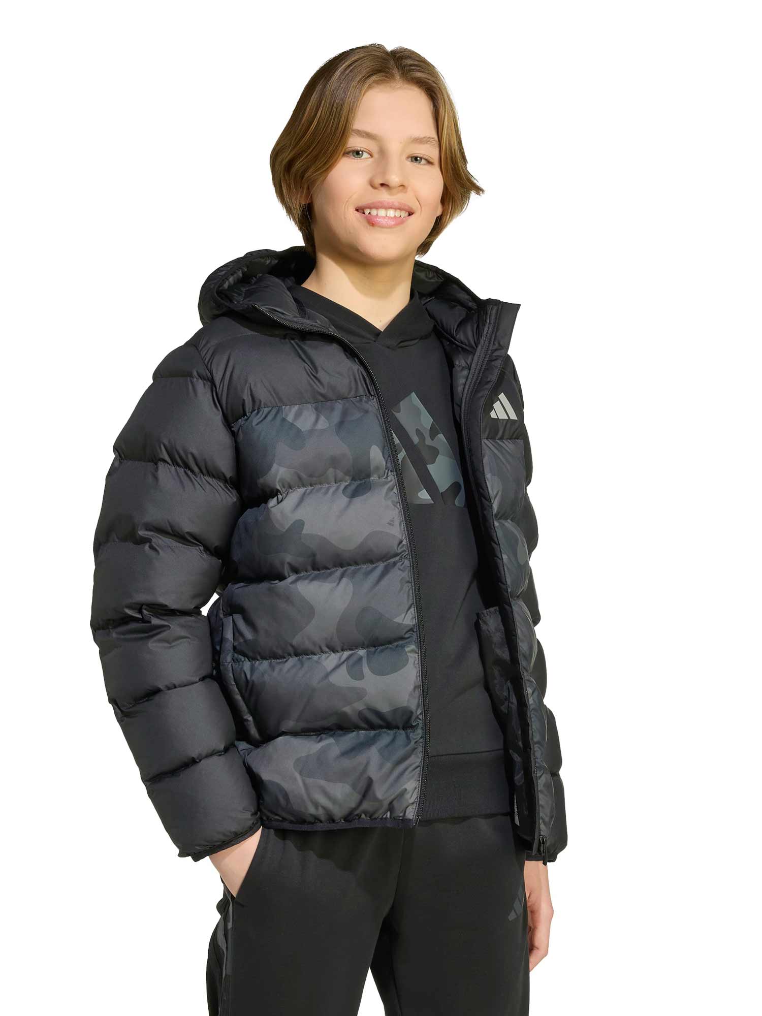 Geaca Synthetic Down Allover-print Kids