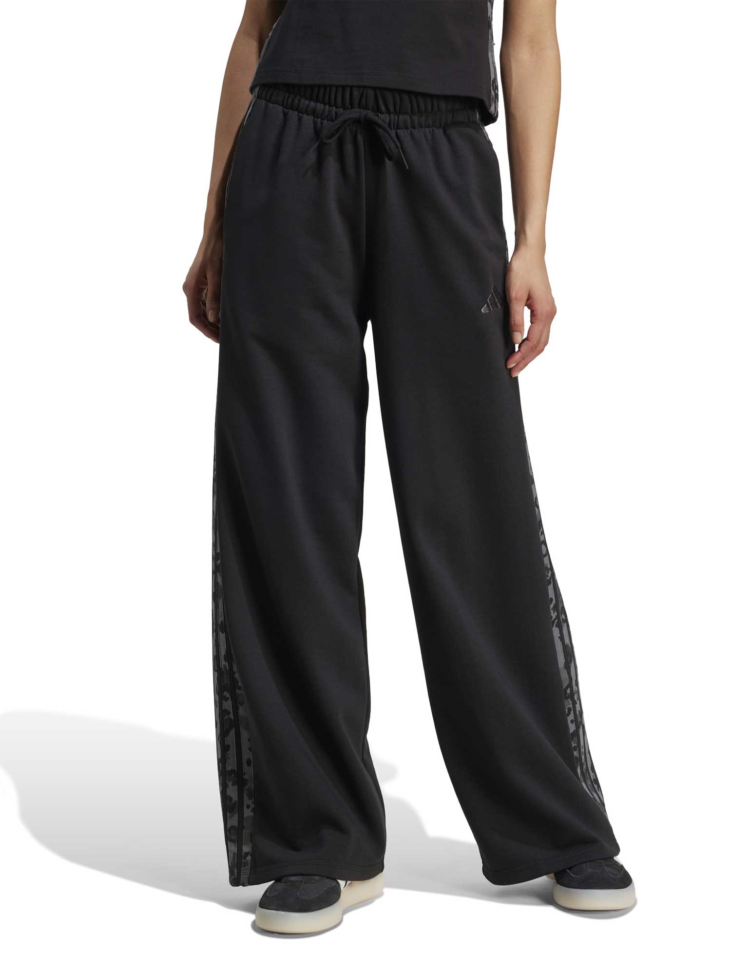 Pantaloni sport Animal Print 3-stripes Open Hem