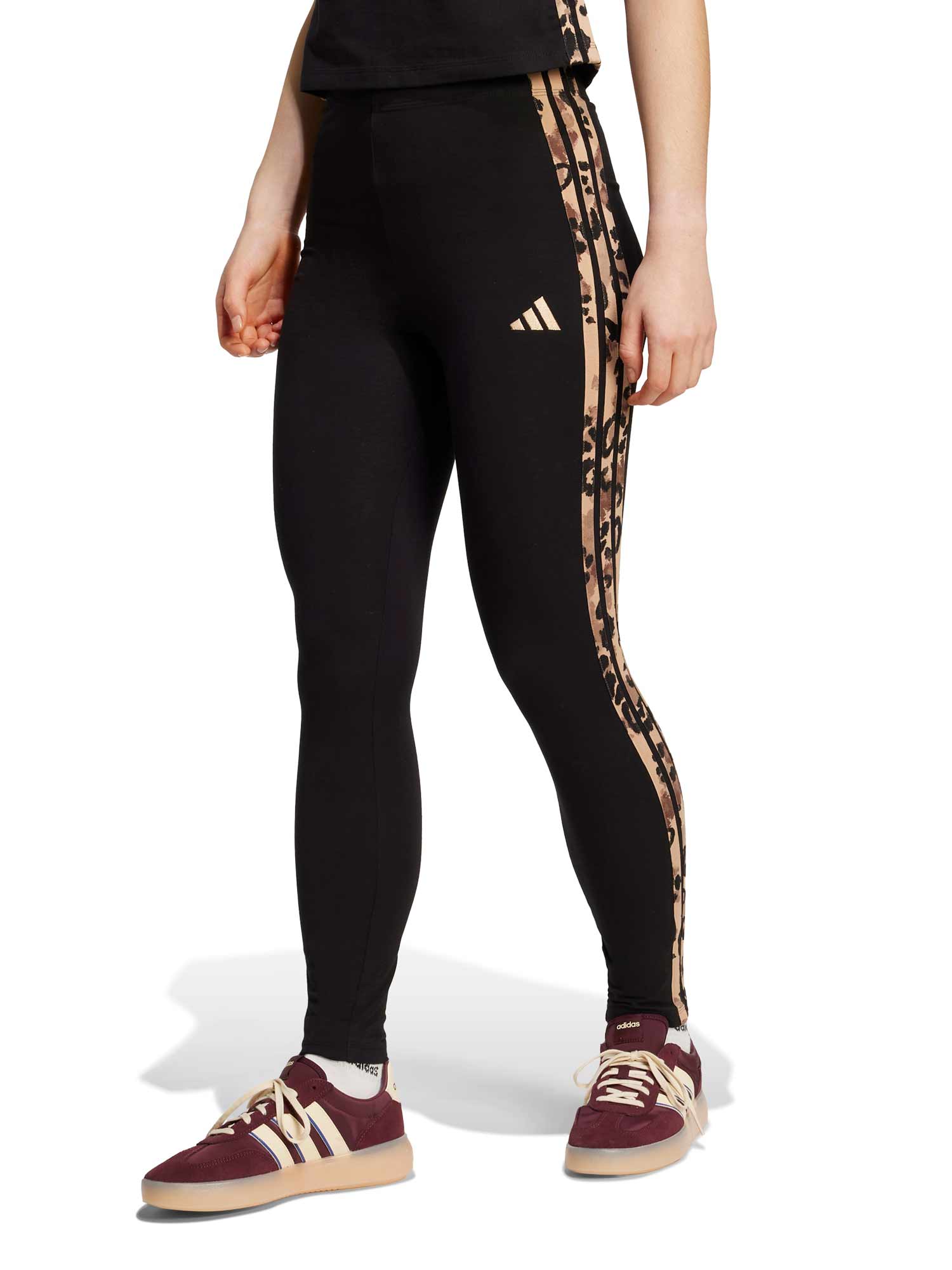Colanti Animal Print 3-stripes High Rise