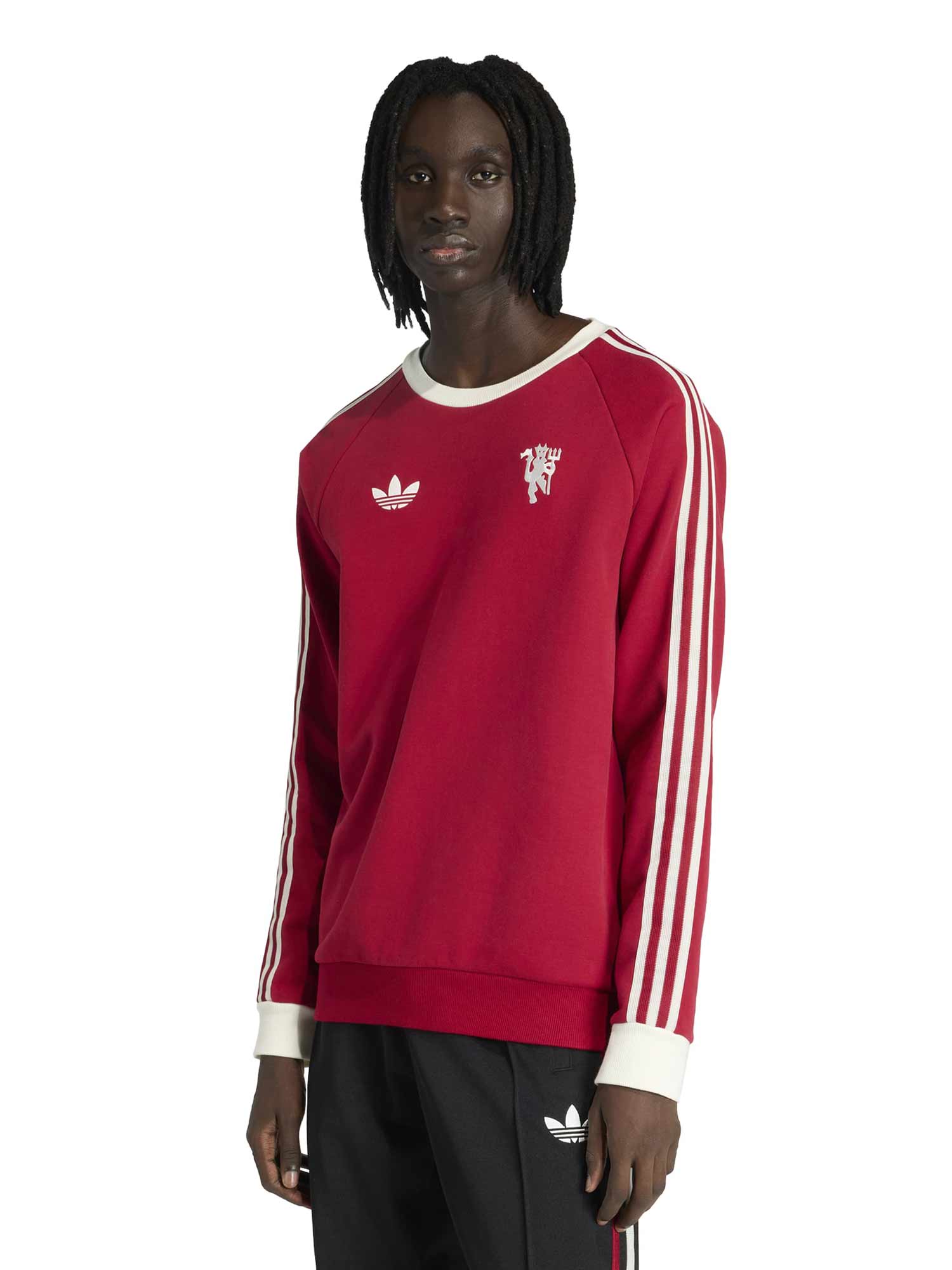 ADIDAS ORIGINALS Суитшърт Manchester United Originals Crew Sweat
