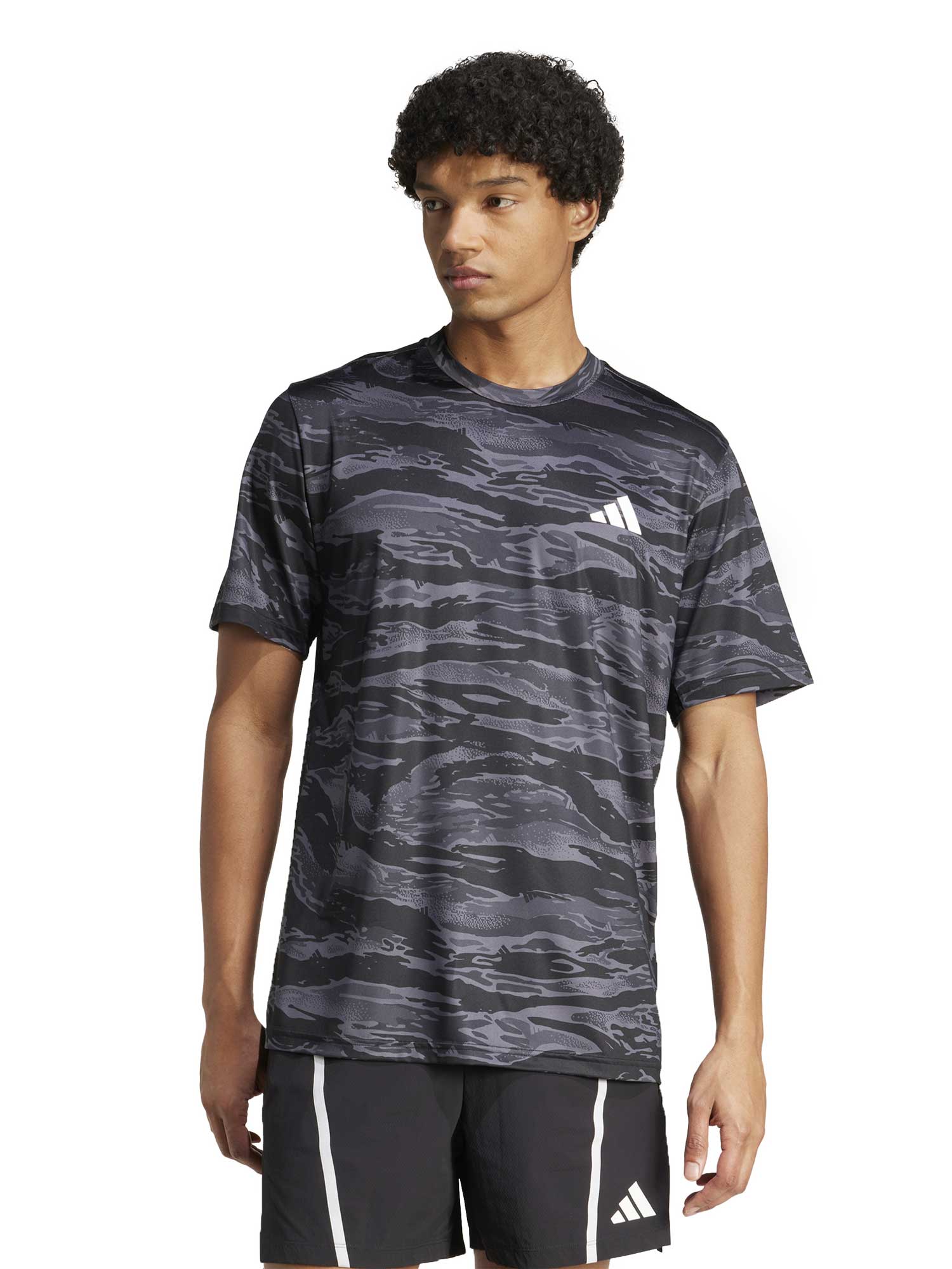 Tricou Train Essentials Camo Aop