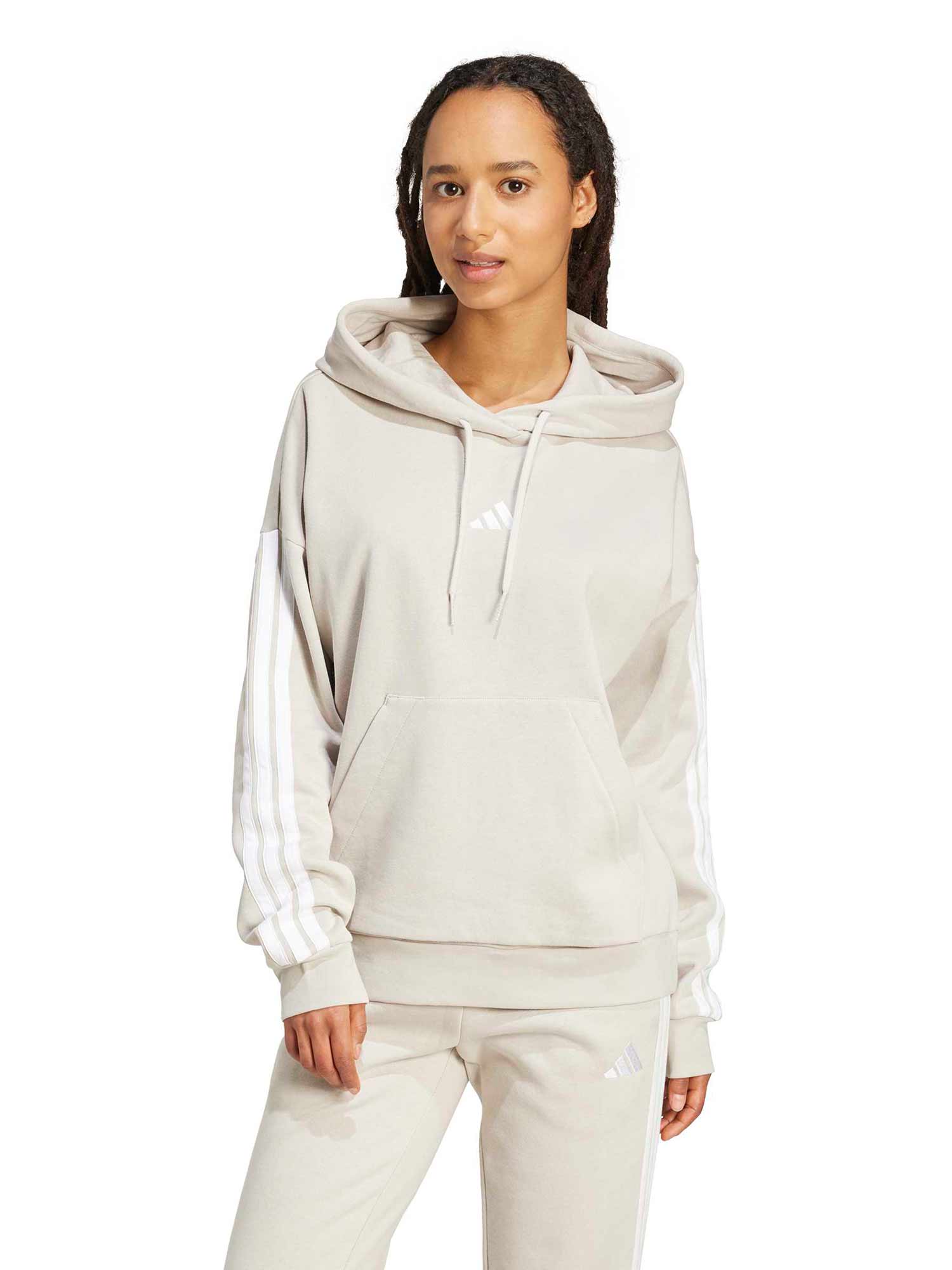 ADIDAS SPORTSWEAR Суитшърт Essentials 3-Stripes Fleece Hoodie