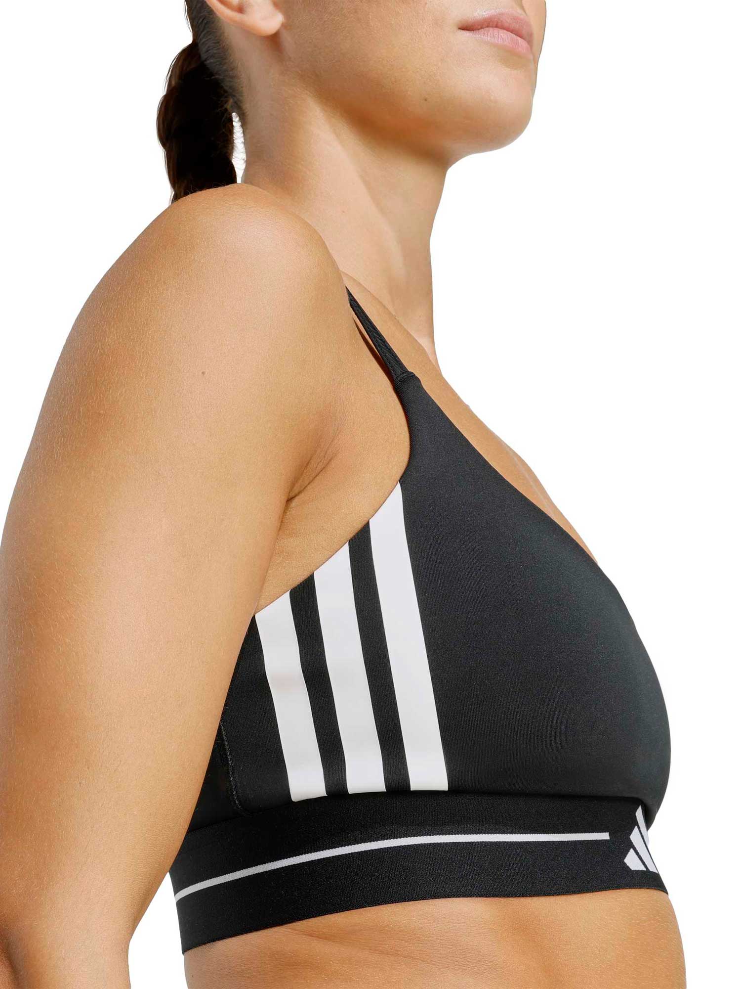 ADIDAS Спортен сутиен Hyperglam 3-Stripes