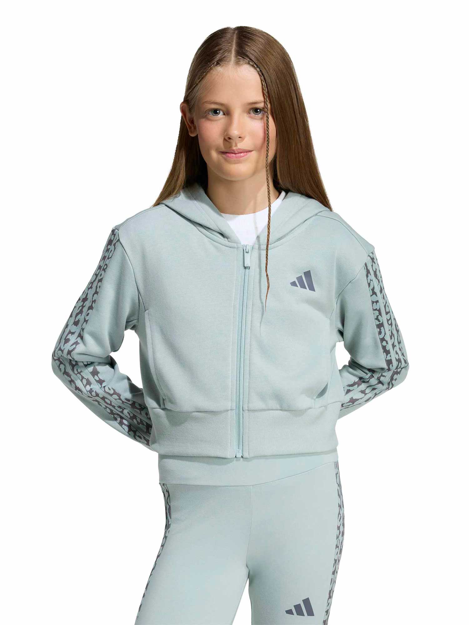 ADIDAS SPORTSWEAR Спортно горнище SEASONALS ANIMAL FULL ZIP HOODIE