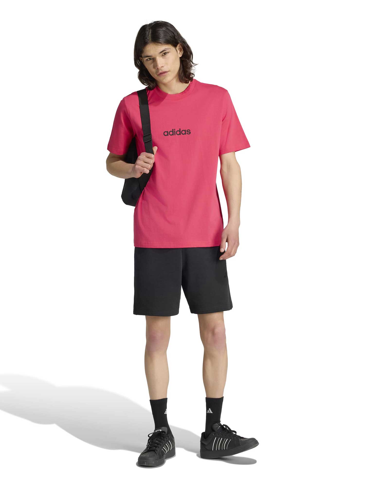 ADIDAS Тениска Essentials Linear Single Jersey Tee