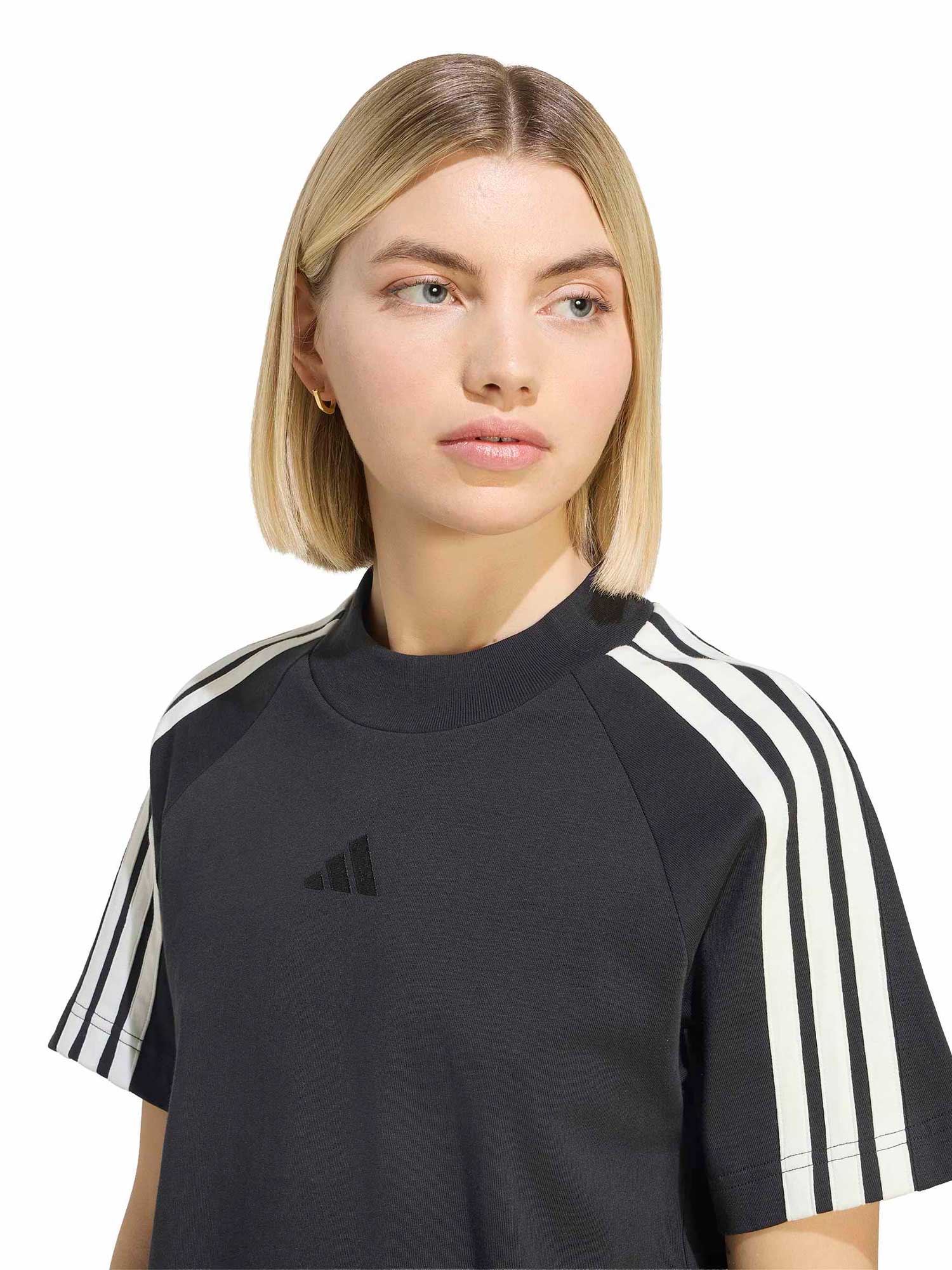 ADIDAS Тениска KIT 3-STRIPES T-SHIRT