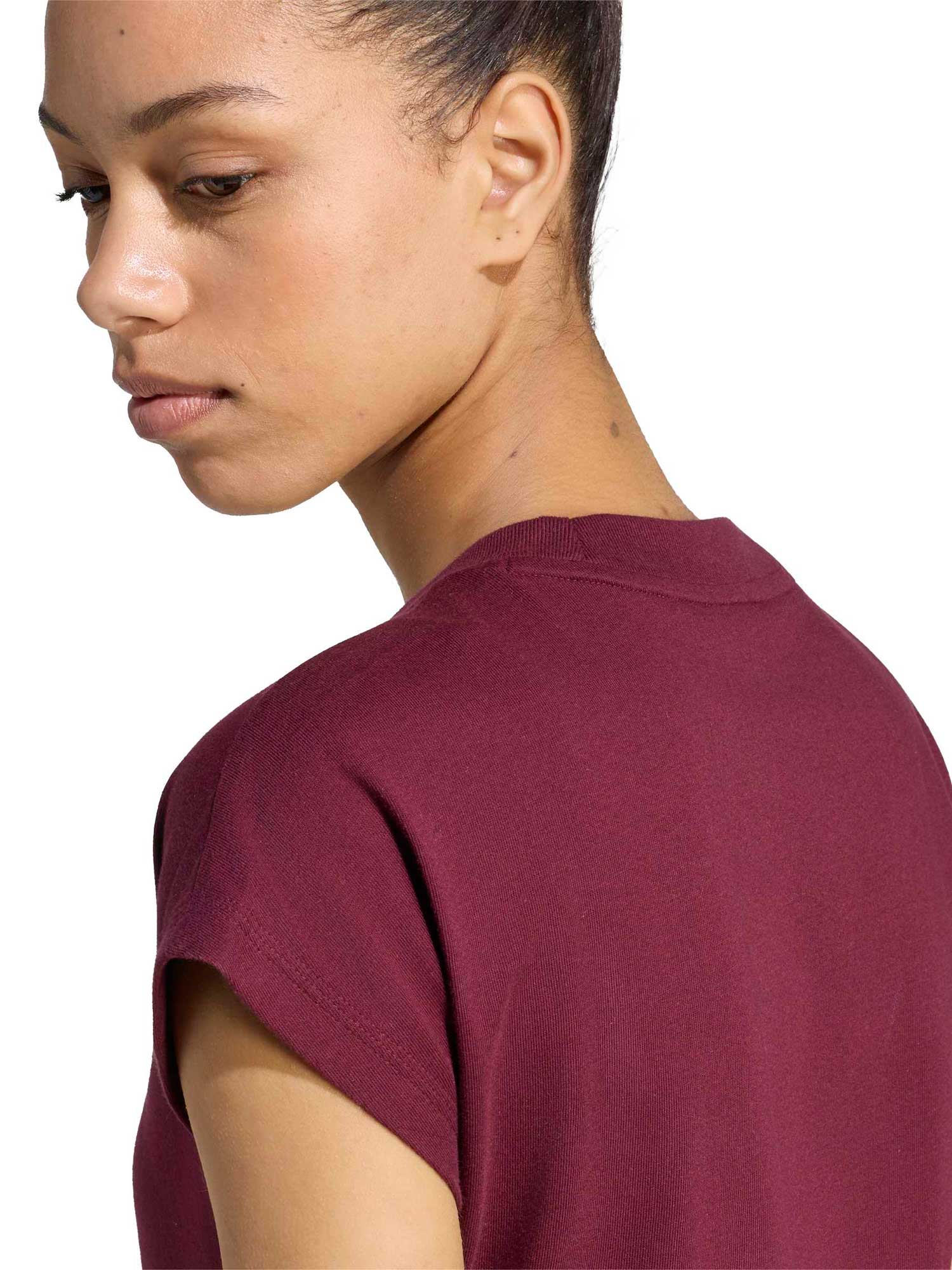 ADIDAS Тениска ESSENTIALS LINEAR COTTON T-SHIRT
