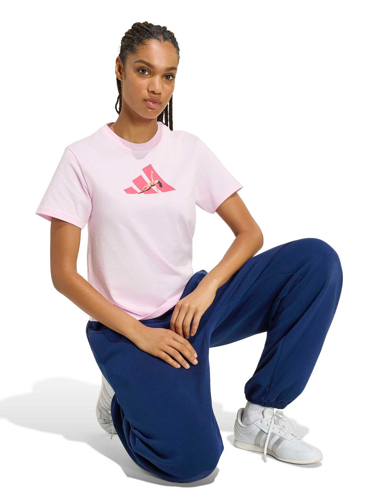 ADIDAS Тениска SOFT SPORTS GRAPHIC TSHIRT