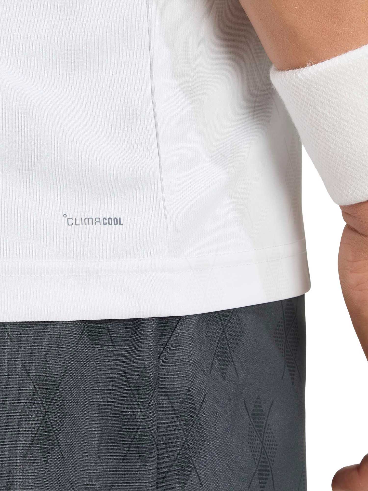 ADIDAS Тениска CLUB TENNIS CLIMACOOL GRAPHIC POLO SHIRT