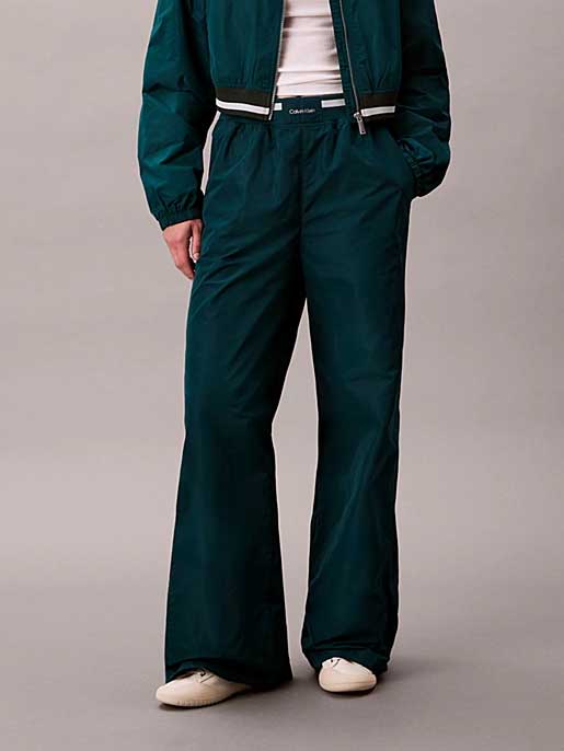 Pantaloni Taffeta Logo Wb Track