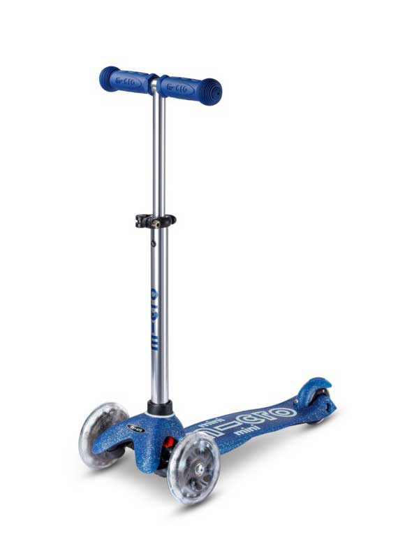 MICRO Тротинетка Mini Deluxe Galaxy Glitter LED