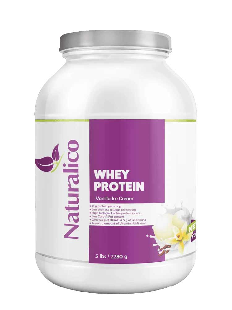 NATURALICO Протеин Whey Protein 2 lbs - ванилов сладолед