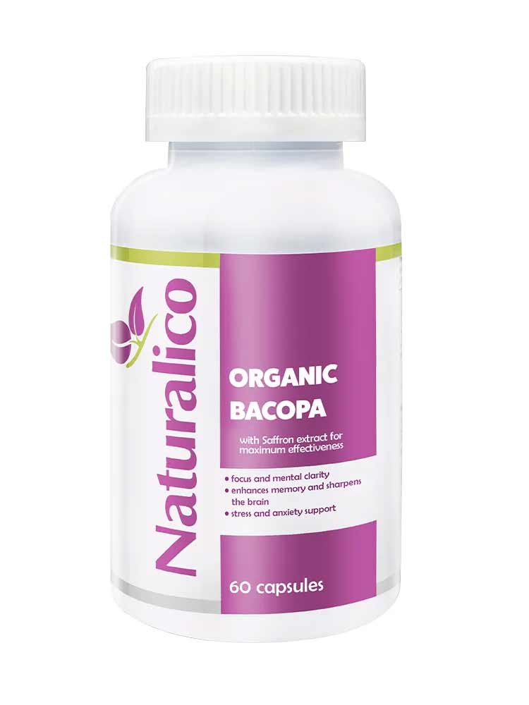 NATURALICO Екстракт от Organic Bacopa monnieri 60 капсули