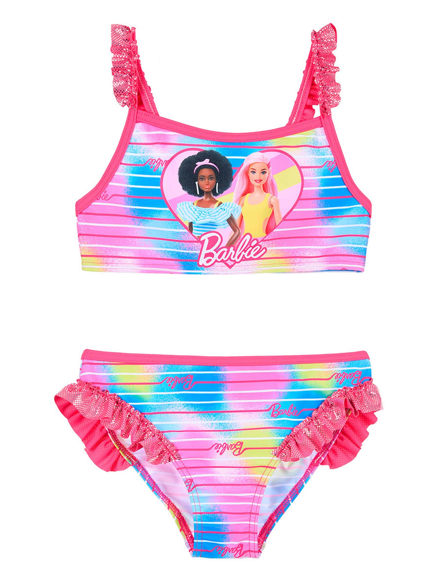 Costum de baie 2 parti Barbie