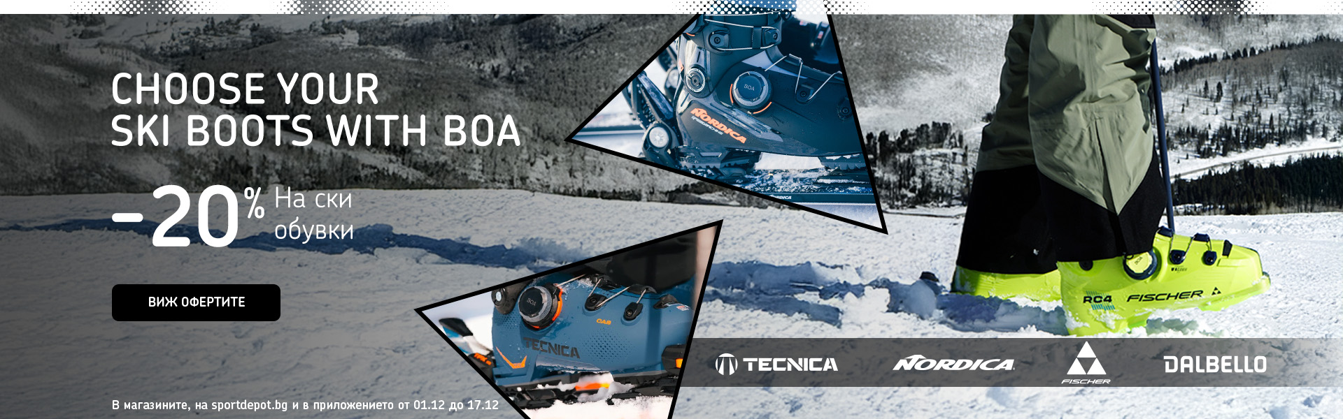 Choose Your Ski Boots With BOA