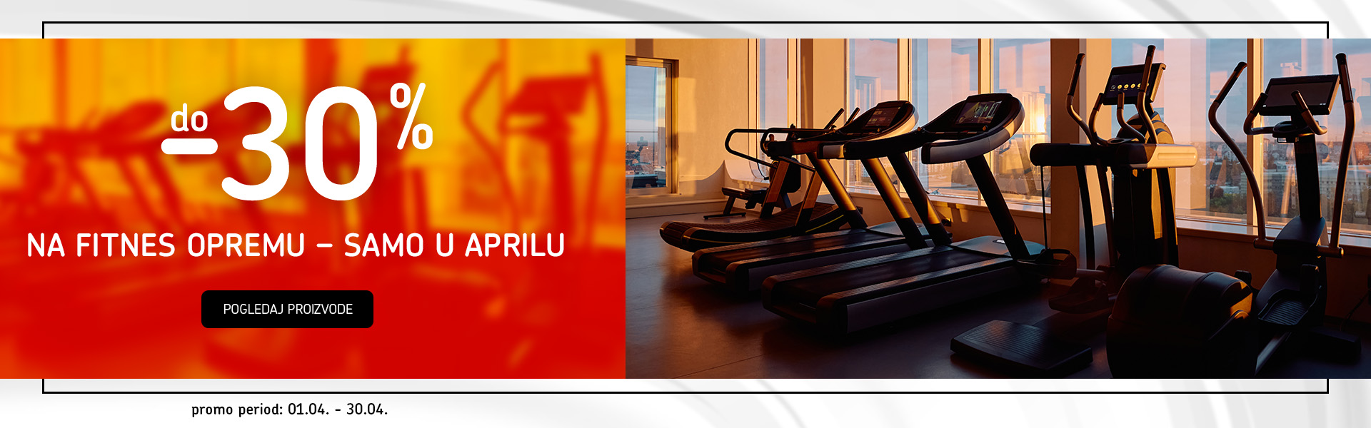 Do -30% na fitnes opremu