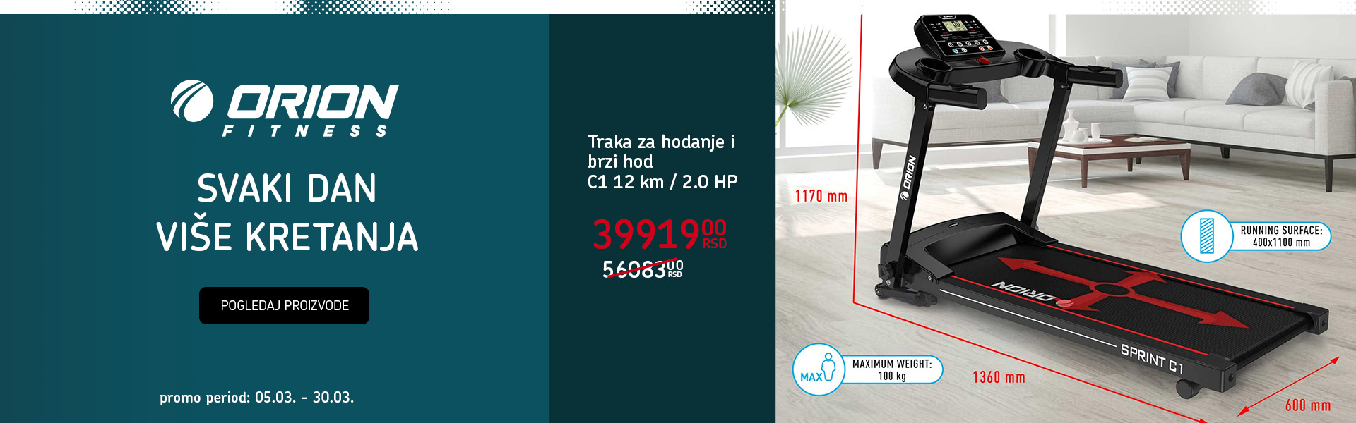 SVAKI DAN VIŠE KRETANJA