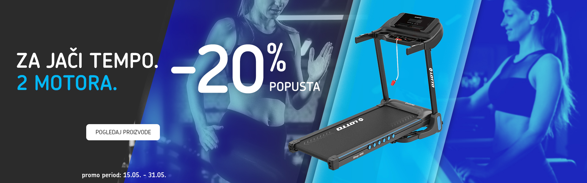 Za jači tempo. 2 motora.   -20% popusta