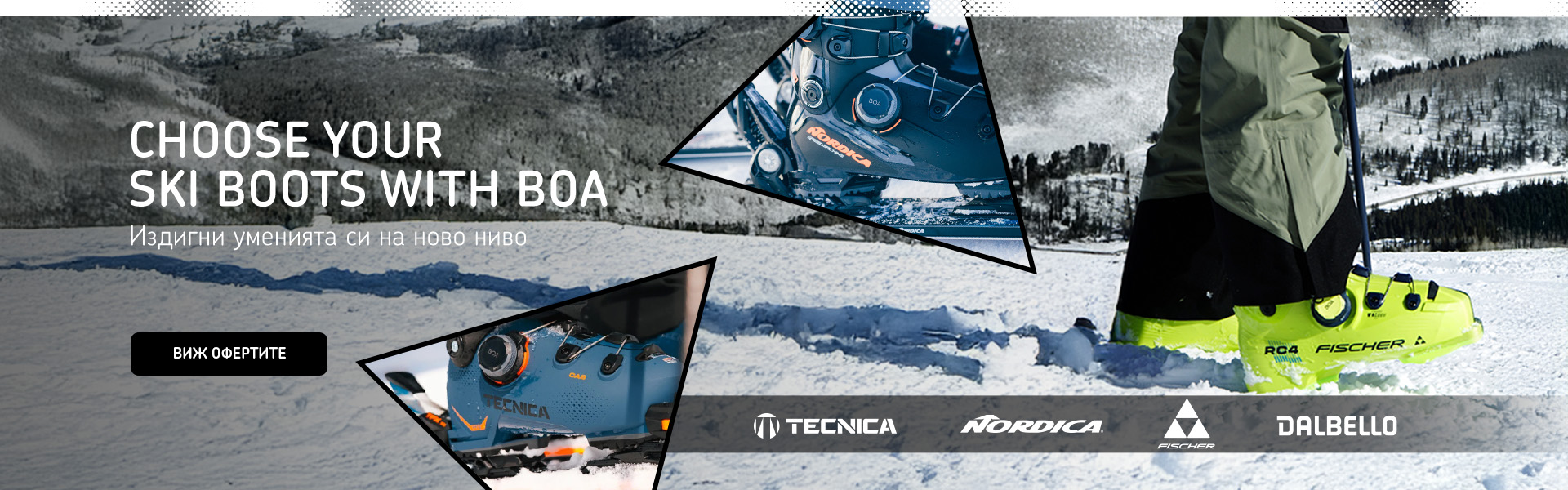 Choose Your Ski Boots With BOA