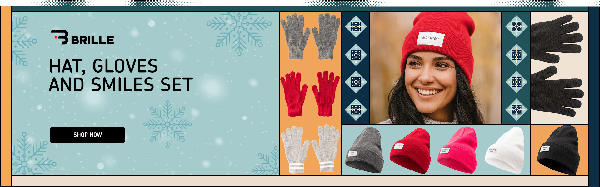 Brille Sets Hats Mittens