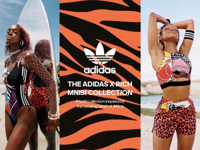 Дамската колекция adidas x Rich Mnisi: за смела визия в ярки цветове и абстрактни мотиви